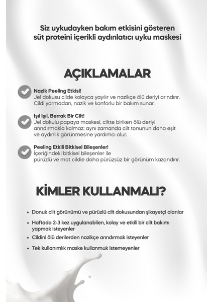 Süt Proteini İçerikli Aydınlatıcı Uyku Maskesi 50ml A'PIEU Fresh Mate Milk Mask (Brightening) fiyatları