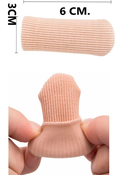 Ayak Başparmak Kemik Koruyucu , Tırnak Batması Için Kumaş Kaplı Silikon Tüp Yara Nasır Koruyucu indirimleri