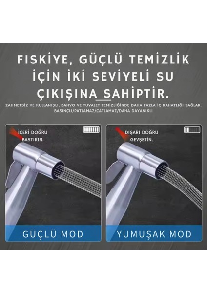 Paslanmaz Çelik Spiral Hortumlu Musluk Çoğaltıcı Tüm Musluklara Uyumlu, Banyo, Tuvalet, Musluk Çoğaltıcı fırsatları