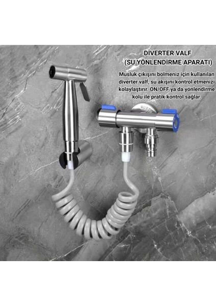 Paslanmaz Çelik Spiral Hortumlu Musluk Çoğaltıcı Tüm Musluklara Uyumlu, Banyo, Tuvalet, Musluk Çoğaltıcı indirimleri