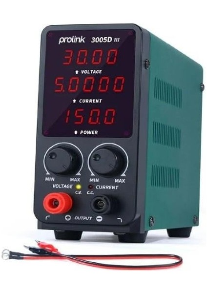 Luxury, 30V 5A Ayarlı Güç Kaynağı Prolink P-3005D