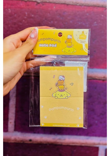 Sanrio Lisanslı Standlı Not Defteri - Pompompurin