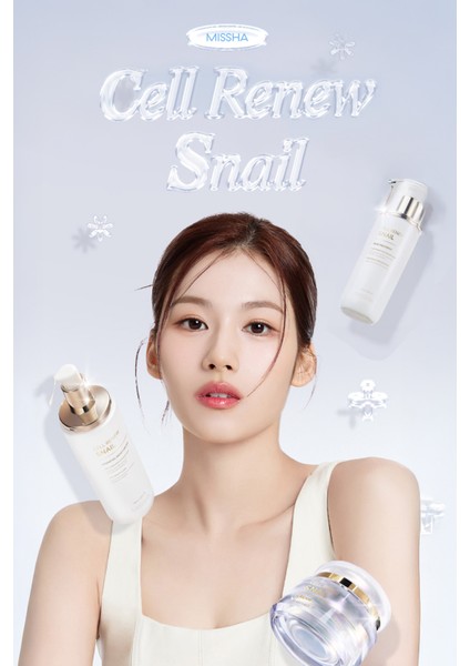 Salyangoz Özlü Temizleme Köpüğü Super Aqua Cell Renew Snail Cleansing Foam 100ml