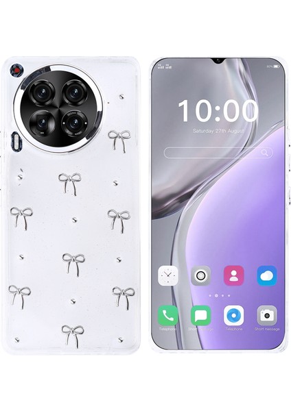 Tecno Camon 30 4g Kılıf Figürlü ve Sert Yapılı Şeffaf Sağlam Premium Silikon Kapak Ryc/kutup