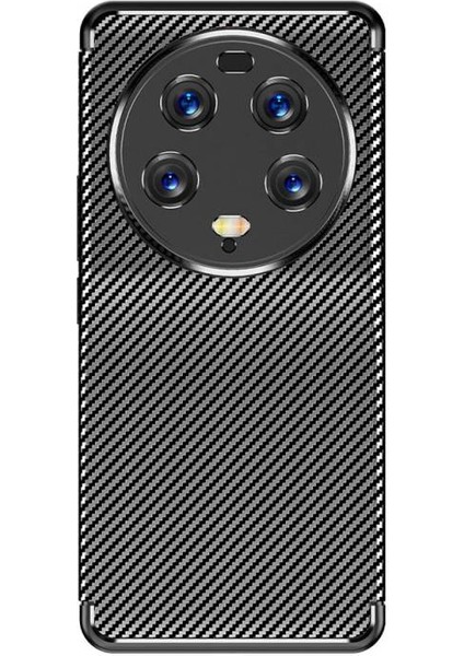Xiaomi Mi 13 Ultra Kılıf Karbon Desenli Esnek Yüksek Kaliteli Meteryalden Üretilmiş Silikon Kapak Ryc/negro