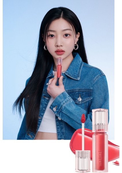 Doğal Tonlarda, Uzun Süre Kalıcı, Işıltılı Tint PERIPERA Water Bare Tint (04 All Right Peach) modelleri