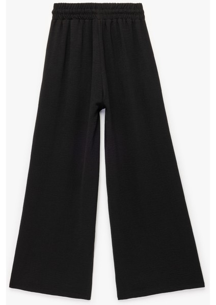 Aerobin Kumaş Beli Bağcıklı Cepli Geniş Paça Palazzo Pantolon fiyatları