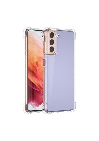 Samsung Galaxy S21 Plus Kılıf Köşe Korumalı Şeffaf Sert Premium Silikon Kapak Ryc/nitro