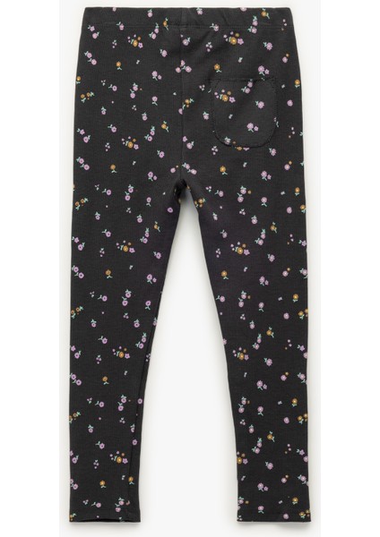 Kaşkorse Çiçek Desenli Pamuklu Tayt fiyatları