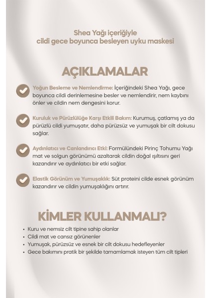 Shea Yağı İçeren Besleyici Uyku Maskesi A'PIEU Fresh Mate Shea Butter Mask Nutrition fiyatları