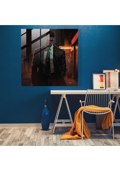 Goodfellas Cam Tablo - Gerçekçi Grafik Roman Illüstrasyon - Goodfellas Mafya Ev Dekorasyonu fiyatları
