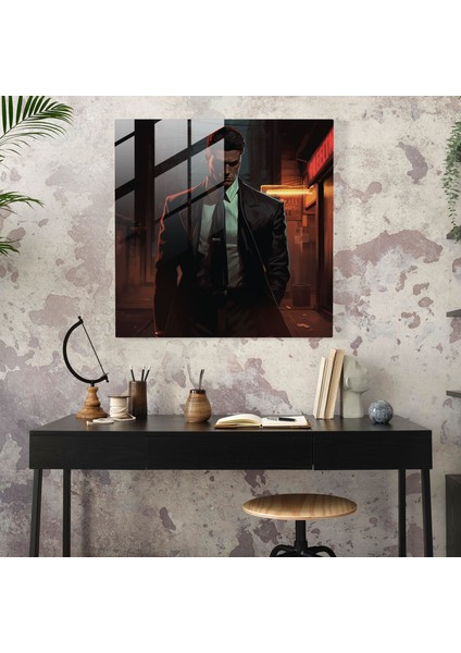 Goodfellas Cam Tablo - Gerçekçi Grafik Roman Illüstrasyon - Goodfellas Mafya Ev Dekorasyonu modelleri