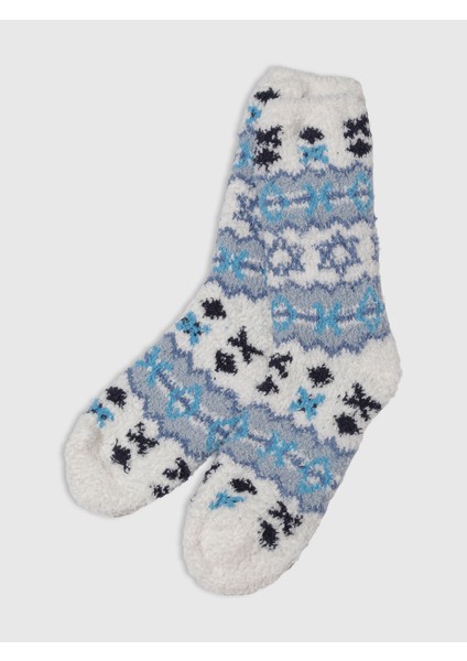 Kadın Açık Gri Cozy Çorap