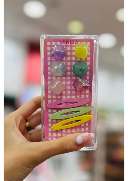 Makaron Figürlü Çocuk Toka Seti