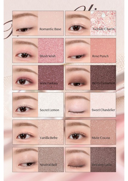 Hafif Dokulu Yoğun Renklere Sahip Göz Farı Paleti Clıo Pro Eye Palette Air (101 Rose Diary) fırsatları