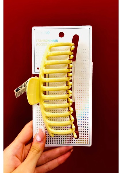 Renkli Kıskaç Toka 13 cm