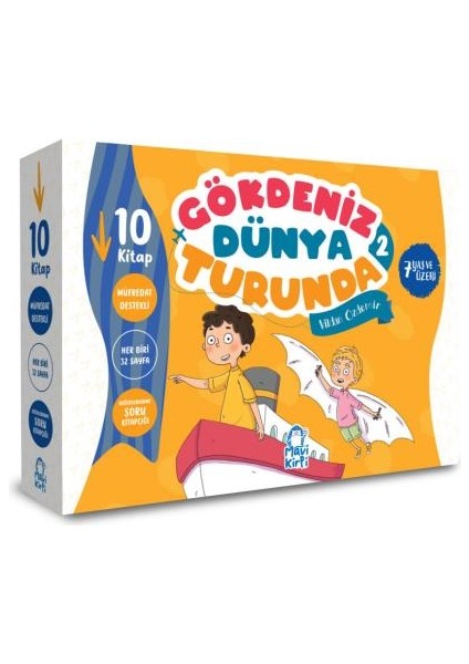 Gökdeniz Dünya Turunda 2 - 2. Sınıf Okuma Seti (10 Kitap) - Vildan Özdemir
