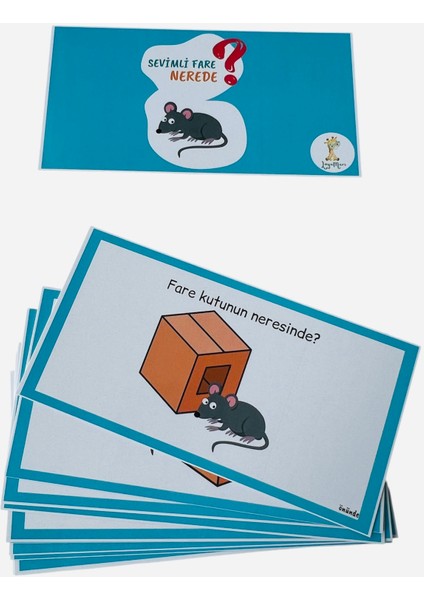 Konum Kartları Okulöncesi Kartları 12 Kart fiyatları