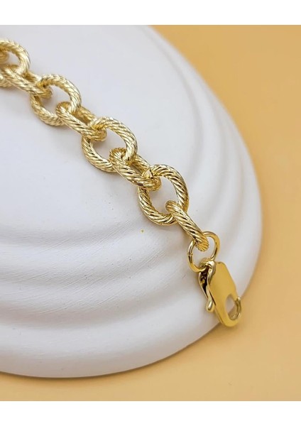 Burma Halka Zincir Gold Metal Bileklik fiyatları