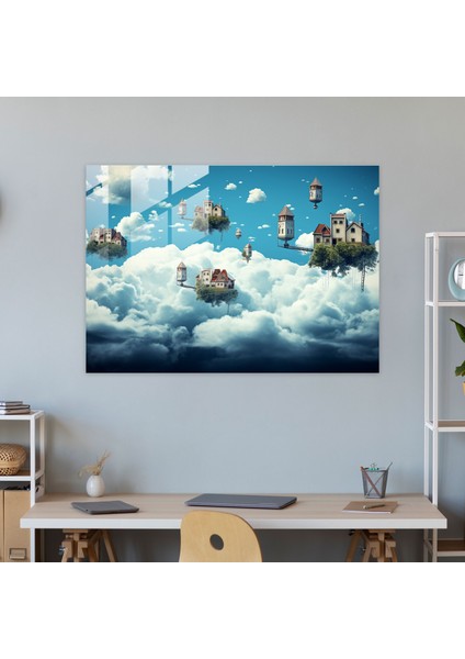 Rüya Bahçesi Cam Duvar Sanatı - Harlem Sürrealist Dijital Sanat Modern Sanat Cam Sanatı modelleri