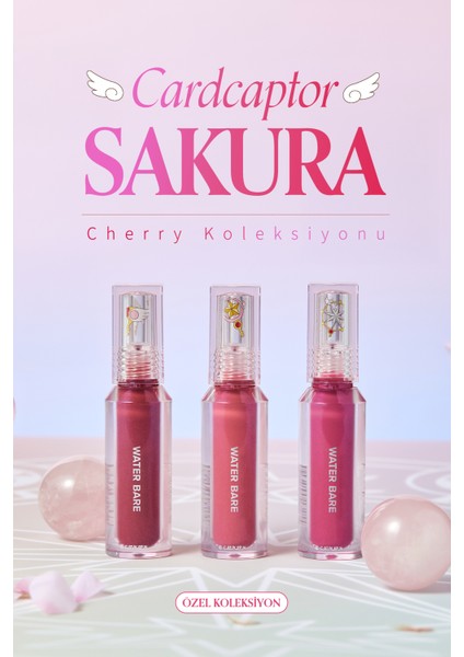 Doğal Tonlarda, Uzun Süre Kalıcı, Işıltılı Tint PERIPERA Water Bare Tint (13 Cherry Blossom) Cherry
