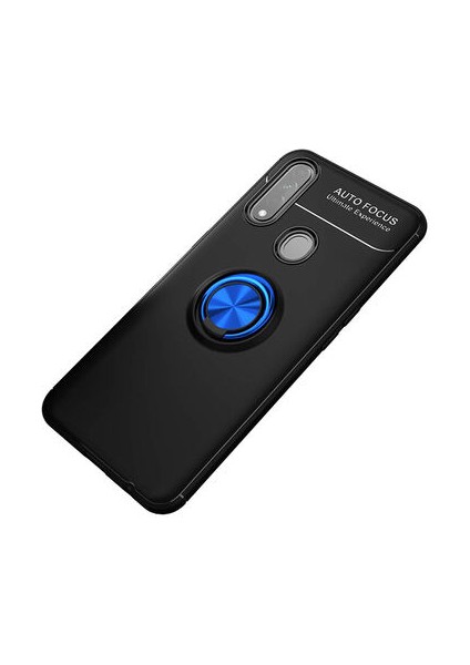 Oppo A31 Kılıf Yüzüğü Stant ve Araç Tutucu Olabilen Şık Esnek Premium Silikon Kapak Ryc/ravel