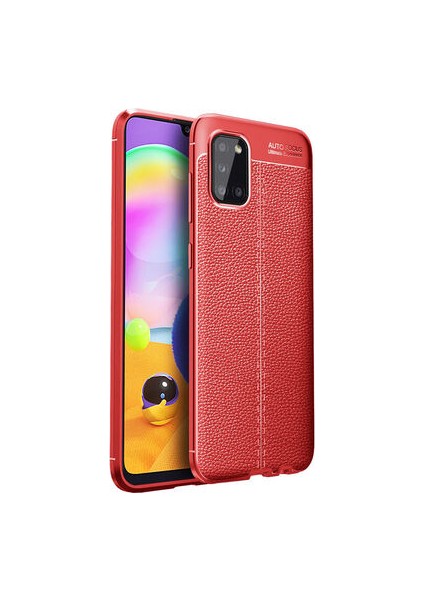 Samsung Galaxy A02S Kılıf Deri Silikon Yüzeyli Yüksek Kaliteli Silikondan Üretilmiş Premium Silikon Kapak Ryc/niss