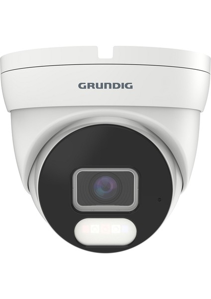 Grundıg GU-CI-AC4614E 4.0 Mp 2,8 mm Lens Dahili Mikrofonlu Aı H265+ Ir Dome Ip Kamera