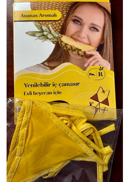 Ananas Aromalı Aromalı Sütyen ve Tanga Takımı – Tatlı Dokunuşlarla Fantaziyi Yükseltin 2 Li Standart fiyatları