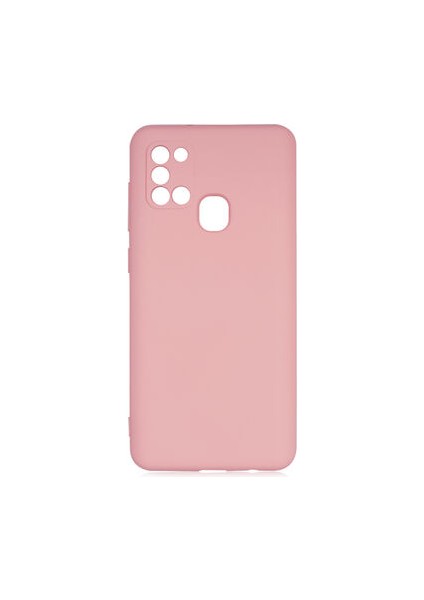 Samsung Galaxy A21S Kılıf Içi Telefonu Çizmeyen Kadife Kaplı Dışı Soft Yapılı Esnek Lansman Kapak Ryc/mara