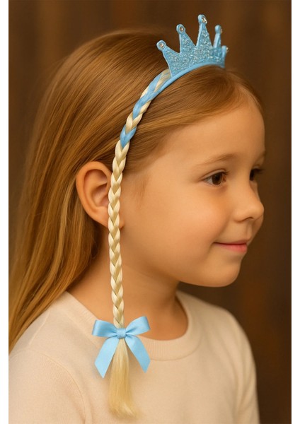 Disney Frozen Lisanslı Örgü Taç - Elsa