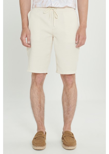 Comfort Fit Rahat Kesim Petek Desenli Yan Cep Pamuklu Şort modelleri