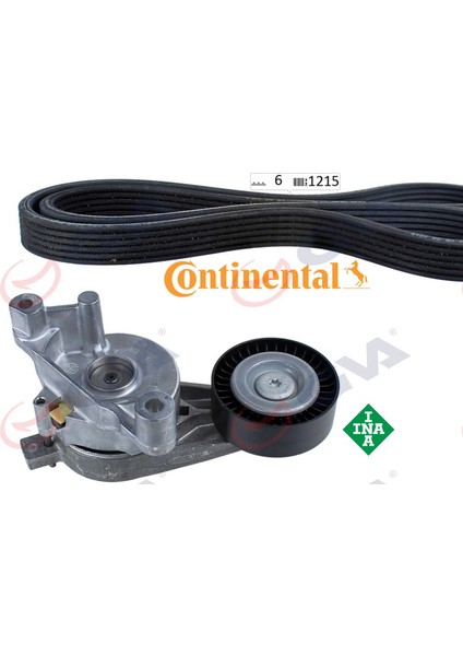 Alternatör Gergi Kiti Kütüklü Caddy 04-10 Bjb-Bls-Golf V Bxe-Transporter Axb 1.9 Tdi 6DPK1215 Gnzrz