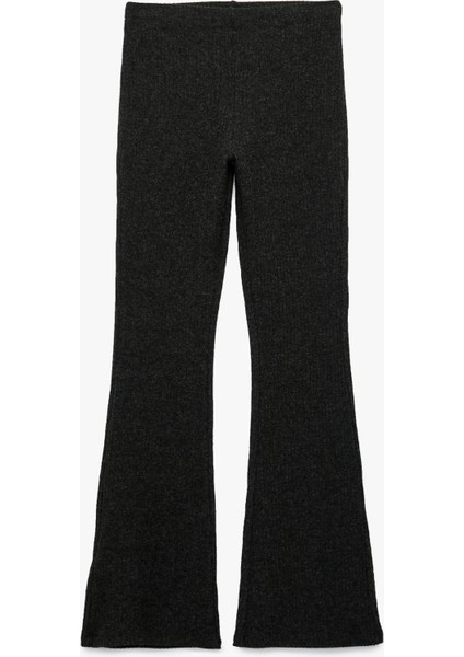 Kaşkorse Kumaş Viskon Karışımlı Ispanyol Paça Yüksek Bel Pantolon modelleri