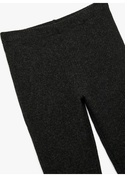 Kaşkorse Kumaş Viskon Karışımlı Ispanyol Paça Yüksek Bel Pantolon indirimleri