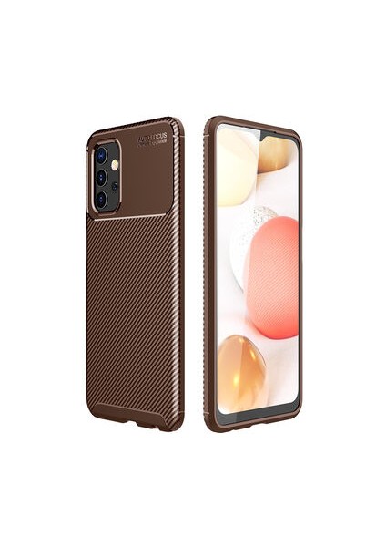 Samsung Galaxy A32 5g Kılıf Karbon Desenli Esnek Yüksek Kaliteli Meteryalden Üretilmiş Silikon Kapak Ryc/negro