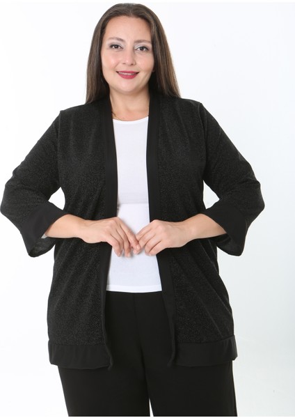 Kadın Simli Büyük Beden Hırka indirimleri