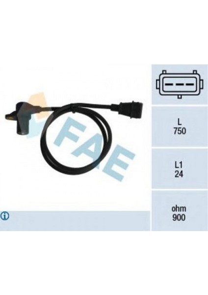 Krank Mil Sensörü Kablosu Fiat Slx-Tempra-Tipo 1.4-1.6ie Gnzrz