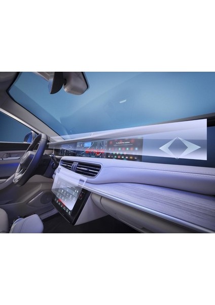 Togg T10X Ekran Koruyucu Digitlal Gösterge Bilgi ve Kumanda Ekranı Şeffaf