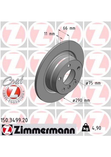 Fren Diski Arka Bmw F20 F21 F22 F23 Gnzrz