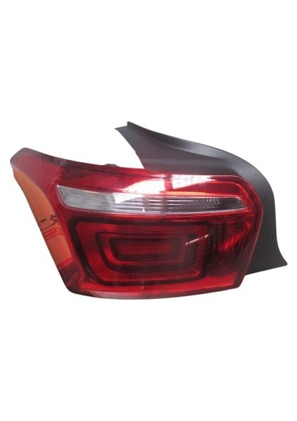 Citroen C Elysee 17/24 Stop Lambası Sol Kırmızı/beyaz (Duysuz) (Mars) fiyatları