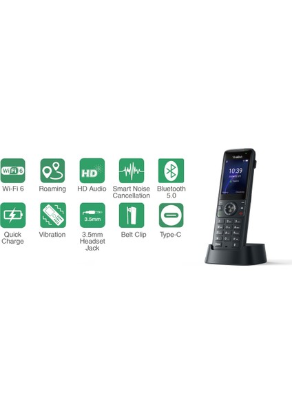 AX83H Wi-Fi 6 Kablosuz IP Dect Telefon (Sip) fiyatları