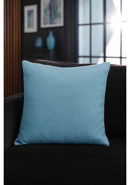 Keten Kırlent Kılıfı Su Yeşili 50X50