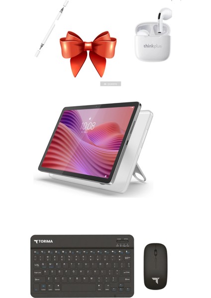 M10 4 gb 128 gb 10.1 Tablet+Kılıf+Klavye+Mouse+Kalem