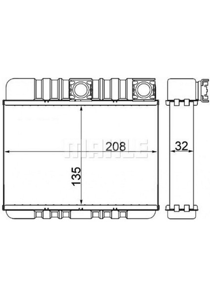 Kalorifer Radyatoru Bmw E46 98 05 E83 06 11 Gnzrz