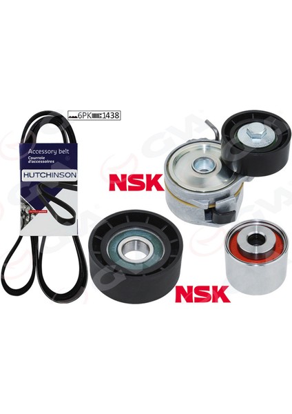 Alternatör Gergi Kiti Kütüklü PARTNER-BERLINGO-SCUDO-JUMPY-XSARA-306 1.9d 99 DW8B Kli Siz K016PK1438 Dpmah