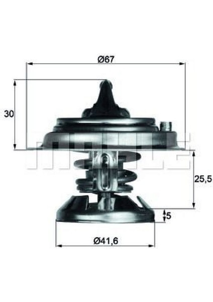 Termostat ( 85° ) Sprinter 208/212/308/312/408/412D-VARIO 512/612/812-T1/208/210/308/310/408/410/507 Dpmah
