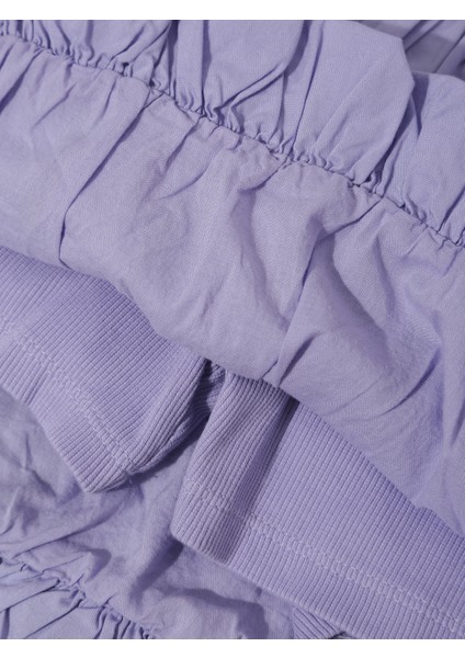 Kız Çocuk Lila Bubble Şort Etek modelleri