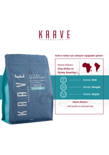 Breakfast Blend Filtre Kahve 500 gr x 3 Paket modelleri