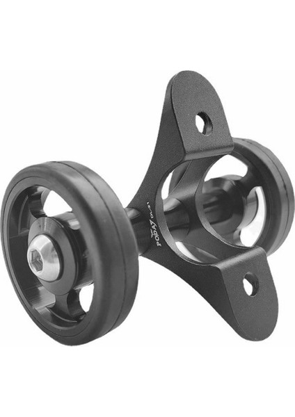 Poday Superlight Bisiklet Easywheel Alüminyum Alaşımlı Brompton Çamurluk Silindirleri Tekerlekleri Kolay Kurulum Çift Tekerlek Siyah (Yurt Dışından)